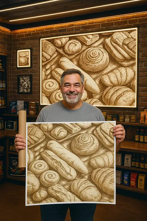 Adesivo de Parede Deccor Commercial 58x300 cm em Vinil
